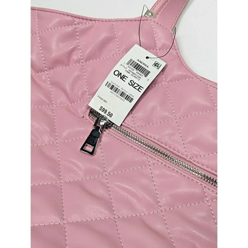 I.N.C. International Concepts Andria Quilted Extra Large Tote Pink (MSRP $100)